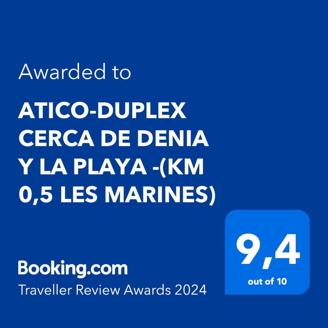 Апартаменты Atico-Duplex Cerca De Denia Y La Playa - Экстерьер фото